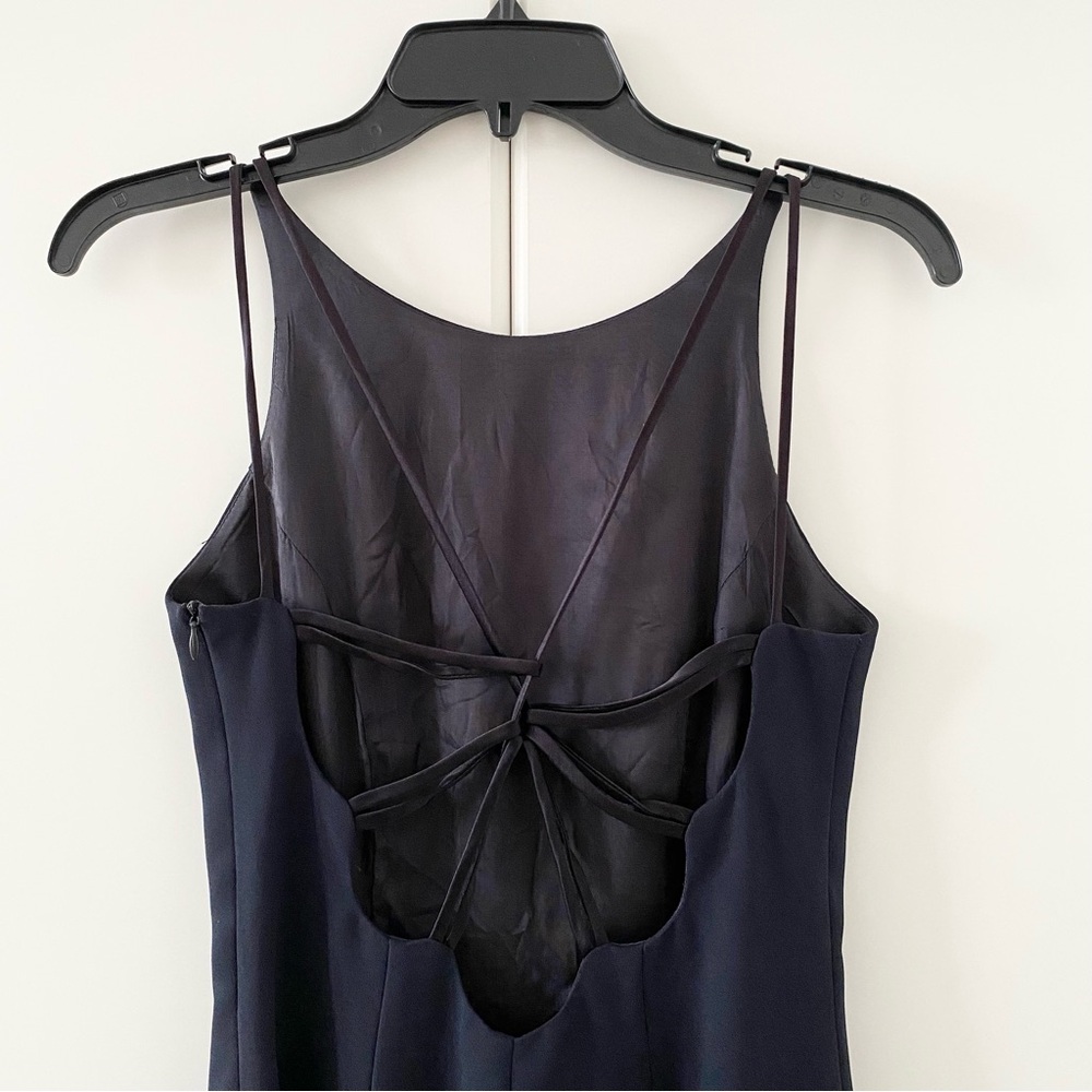Vintage Y2K Fairweather Crisscross Open Back Sleeveless Dress